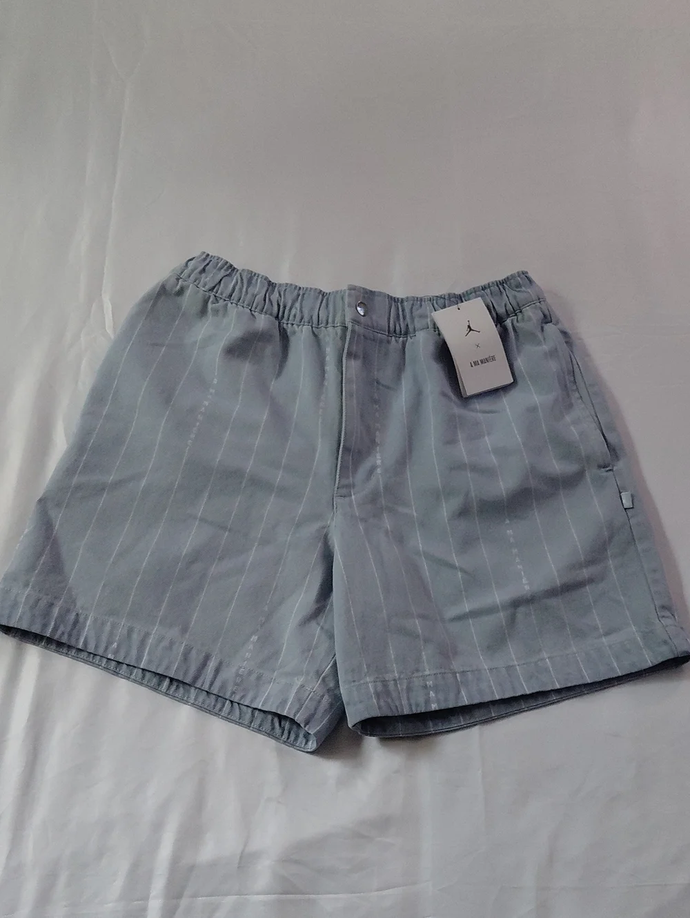 Jordan x A Ma Maniére Denim Shorts in the 